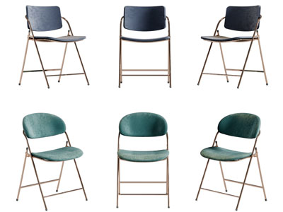 现代轻奢可折叠休闲椅子