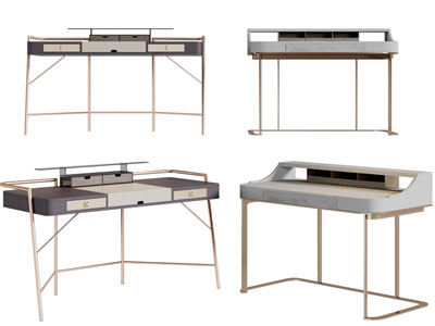 现代轻奢化妆梳妆台