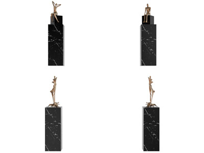 现代抽象小人雕塑雕刻