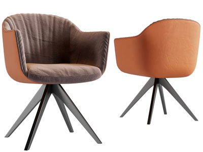 现代布艺休闲椅子