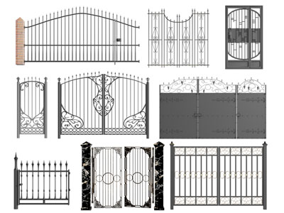 欧式铁艺栏杆护栏围栏大门