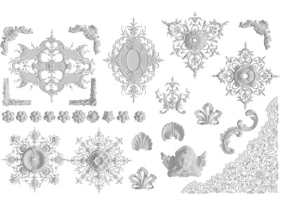 法式雕花装饰构件
