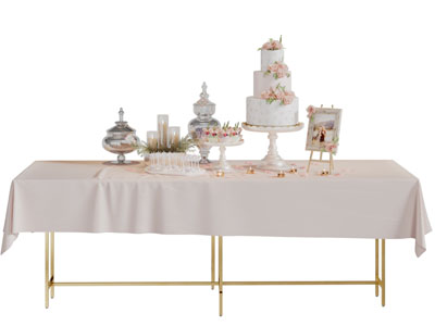 现代轻奢蛋糕点心展柜