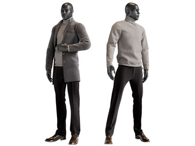 现代男装模特3d模型 现代男装模特