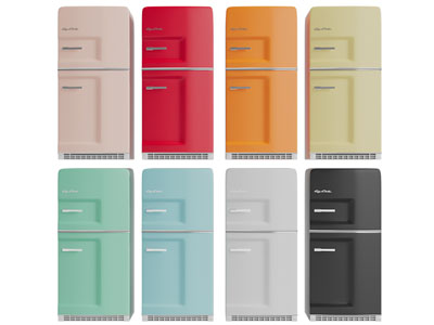 现代可爱萌态电冰箱