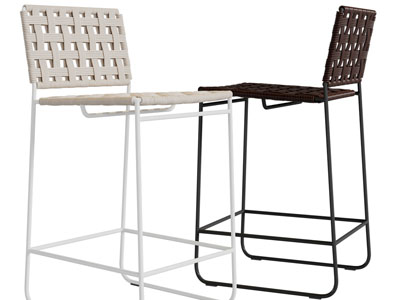 现代编织休闲椅子