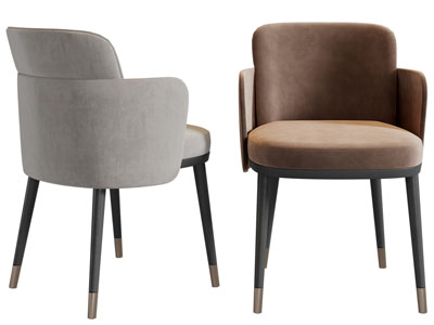 现代布艺休闲椅子餐椅