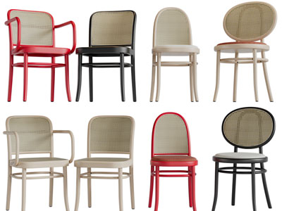 侘寂风休闲椅子餐椅