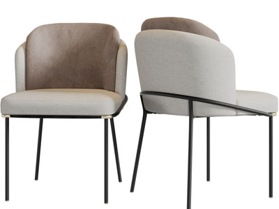 现代布艺休闲椅子