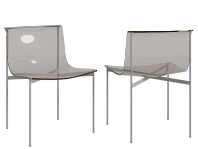 现代透明休闲椅子