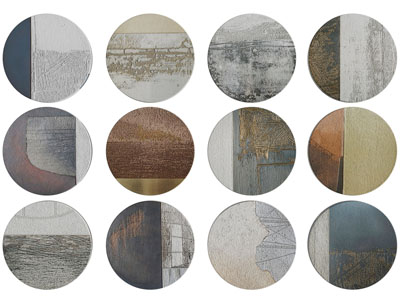 新中式圆形墙饰挂件