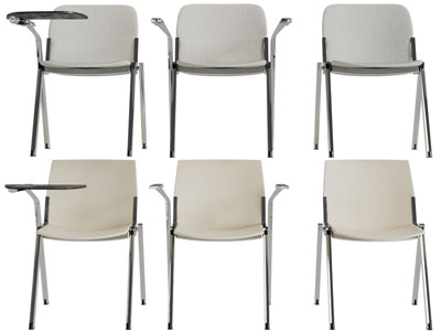 现代培训椅休闲椅子