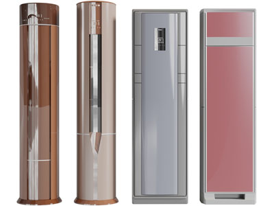 现代圆柱形方形空调