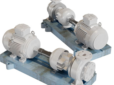 现代电机工业设备3d模型 现代电机工业设备