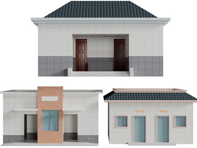 现代公共卫生间