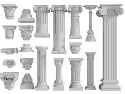 欧式雕花柱头柱托罗马柱子