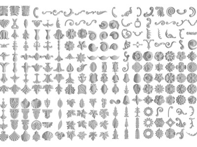 欧式雕花装饰构件
