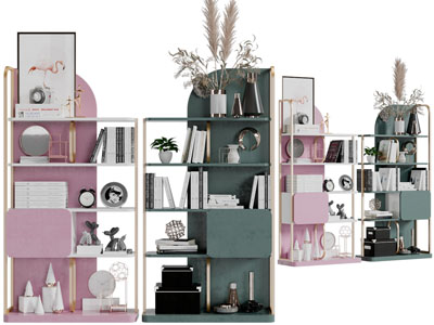 现代轻奢置物装饰柜