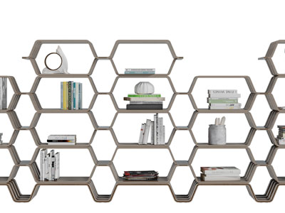 现代多边形收纳置物装饰架