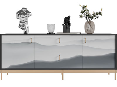 新中式玄关柜边柜