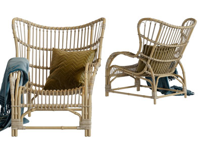 东南亚藤编休闲椅子