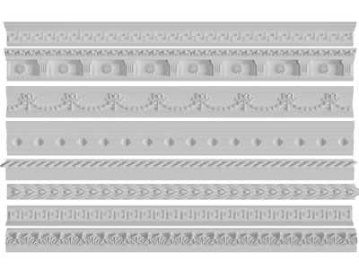 新中式雕花角线