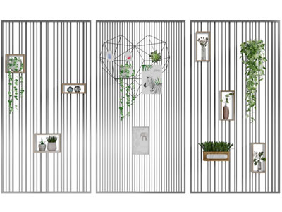 现代金属网装饰挂件