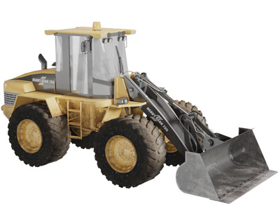 现代推土机工程农机车