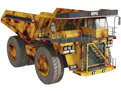 现代矿山工程车