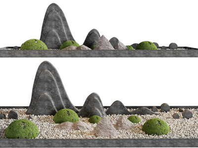 中式假山景观园艺小品