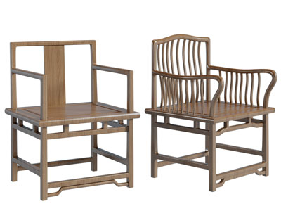 中式实木扶手椅