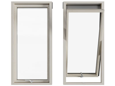 现代向外推拉窗