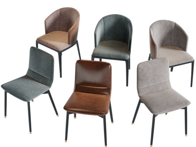 现代布艺休闲椅子