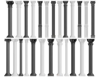 欧式圆形方形罗马柱子