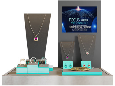 现代首饰展台展柜