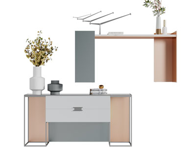 新中式玄关柜边柜