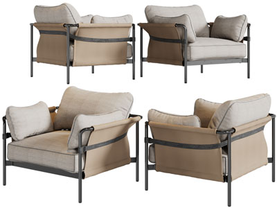 新中式单人沙发