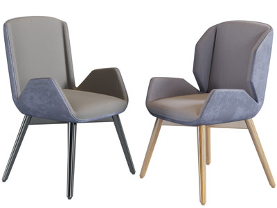 现代布艺休闲椅子