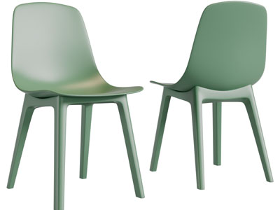 现代果绿色休闲椅子餐椅