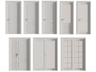 简欧平开门推拉门