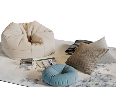 现代布艺懒人沙发