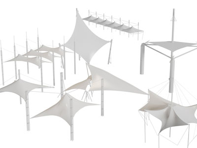 户外停车场遮阳棚