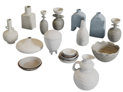 侘寂风陶瓷器皿