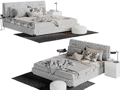 现代布艺多人沙发3d模型 现代布艺多人沙发