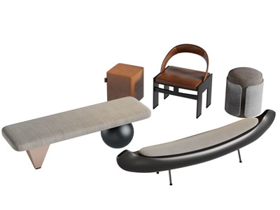 中式休闲椅沙发凳