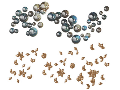 现代球形墙饰挂件