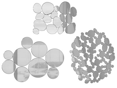 新中式不规则圆形墙饰挂件