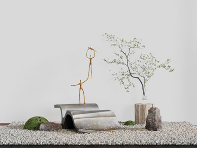 新中式景观园艺小品