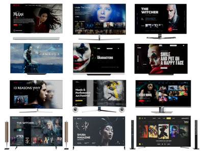 现代液晶显示屏电视机