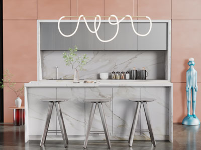 现代大理石吧台